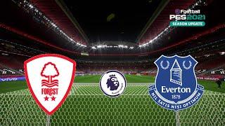 ???? Nottingham Forest vs Everton | Premier League 2022/23 | eFootball PES Gameplay