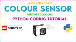 Lego Spike Prime - Multiple Colour Sensing Using Python Code Tutorial