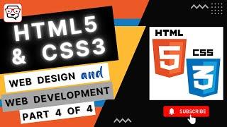 HTML5 & CSS3 - Web Design and Development - HTML5 / CSS3 Tutorial - Learn HTML5 / CSS3 - Part 4 of 4