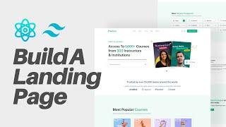 How To Build An Awesome Landing Page in ReactJS & TailwindCSS