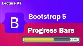 Bootstrap 5 Tutorial | Badges And Progress Bar In Bootstrap 5 | Lecture 7 | Web Tech