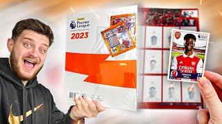 *NEW* HARDBACK ALBUM!! | Panini Premier League 2023 STICKER COLLECTION (Sticking in Stickers!!)