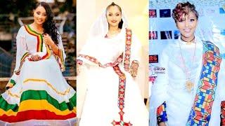 #Habesha kemis #Ethiopian #cultural dress #new style ሀበሻ ቀሚስ