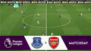 Everton vs Arsenal | premier League 2021-22 | EN VIVO 2022 | Epl Live Stream | Pes 21 Gameplay