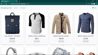 Ecommerce App using React JS and Bootstrap | React JS Project for Beginners