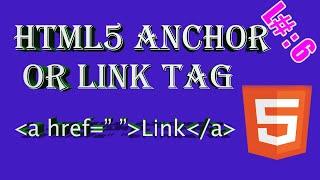 How to Link Webpages in html5 | HTML5 anchor tag | HTML for beginners hindi 2023  #6