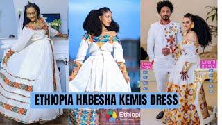 BEAUTIFUL ETHIOPIAN HABESHA KEMIS TRADITIONAL DRESS STYLES FOR ETHIOPIANS & ERITREANS