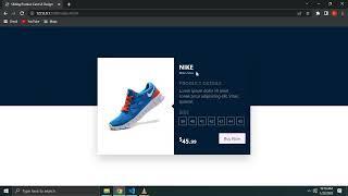 Ecommerce product in html and css no javascript or jQuery