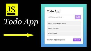 Todo List using HTML | CSS | JavaScript