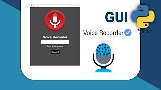 How to Create Voice Recorder Using Python | GUI Tkinter Project