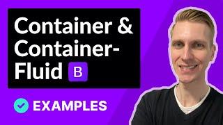 Bootstrap 5 Container and Container-Fluid Explained & Examples