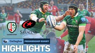 London Irish v Saracens - HIGHLIGHTS | High Scoring Thrilling Derby! | Premiership 2021/22