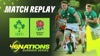 MATCH REPLAY | Ireland v England | U20 Six Nations Summer Series