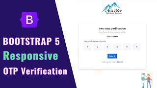 Responsive OTP Verification Form Using Bootstrap 5 | Bootstrap 5 Form Design | Bootstrap 5 Projects