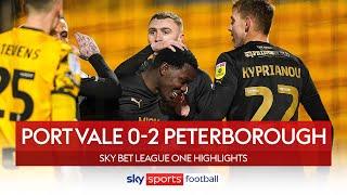 The FOURTH Ferguson era begins with a win ✅ | Port Vale 0-2 Peterborough | League One Highlights