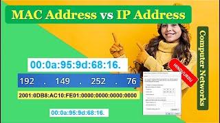 Difference Between MAC Address and IP Address | MAC Address vs IP Address HINDI URDU