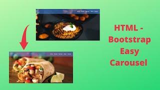 Html - Bootstrap - Create Carousel Slider using Bootstrap