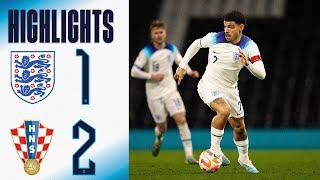 England U21 1-2 Croatia U21 | Young Lions Suffer Defeat At Craven Cottage | Highlights