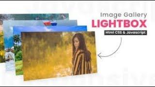 Responsive Image Pop Up Using CSS & Javascript | Image Gallery Lightbox Tutorial | Javascrit