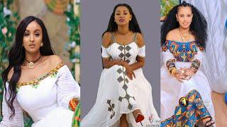 Ethiopian traditional cloth/habesha kemis new design/cultural cloth/ feta daily/zena tube/lilu&hiba