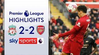 Arsenal drop points in the title race! ???? | Liverpool 2-2 Arsenal | Premier League Highlights