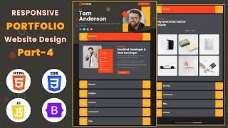 Responsive Portfolio Website Using Bootstrap 5 | Complete Responsive Personal Portfolio Website | #4