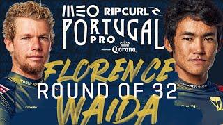 John John Florence vs Rio Waida | MEO Rip Curl Pro Portugal - Round of 32 Heat Replay