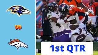 Baltimore Ravens vs. Denver Broncos Full Highlights 1st QTR | NFL Week 13, 2022