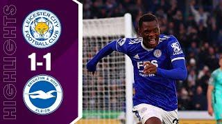 Leicester City vs Brighton 1-1 Highlights | Premier League - 2021/2022