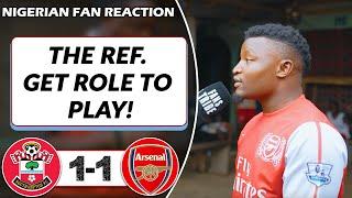 SOUTHAMPTON 1-1 ARSENAL  ( Godfrey - NIGERIAN FAN REACTION) - PREMIER LEAGUE HIGHLIGHTS 2022-23