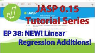 JASP 0.15 Tutorial: NEW Lin Regression Changes -- Nominal Variables in Models! (Episode 38)