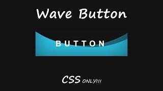 Amazing Wave Button | CSS Animation