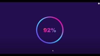 How To Create Gradient Shiny Loader with HTML CSS & Javascript