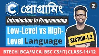 Low Level vs High-Level Programming Language:-C Programming Tutorial For Beginners in Bangla