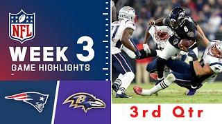 Baltimore Ravens vs  New England Patriots Full Game Highlights 3rd Qtr | NFL Week 3, 2022