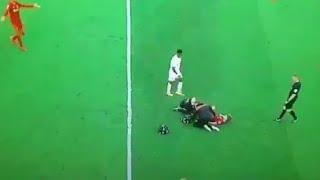 Harvey Elliott Horrible injury Liverpool vs Leeds United -12-9-2021