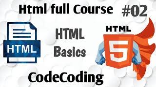 HTML Full Crash Course for beginners #2 by CodeCoding