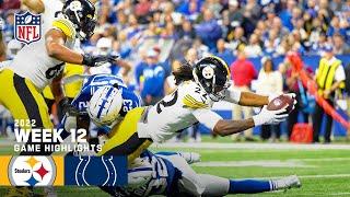 Pittsburgh Steelers vs. Indianapolis Colts | 2022 Week 12 Game Highlights