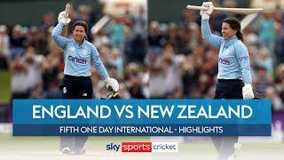 Beaumont ton leads England to thumping win! | England vs New Zealand | 5th ODI Highlights