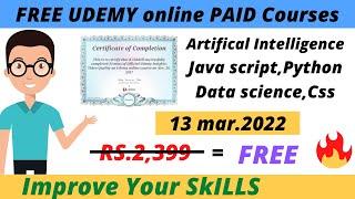 Udemy Free Online Courses With Free Certificate | Learn Advanced Skills | Special Student #Udemyfree