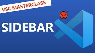 Sidebar In Visual Studio Code || #HuXnWebDev ||