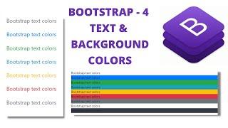 Bootstrap 4 Tutorial for beginners in Hindi - 3 || Colors in Bootstrap in Hindi