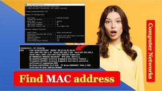 How to Find MAC address | Find MAC address | Linux| macOS | Windows