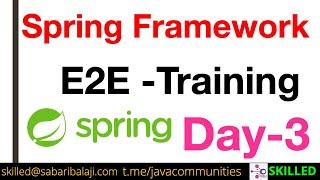 Spring Core JDBC MVC Security Developer Training Day-3