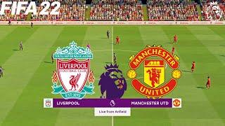 FIFA 22 | Liverpool vs Manchester United - 2021/22 English Premier League - Full Match & Gameplay