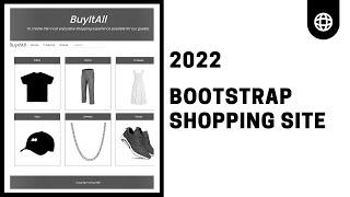 Creating a Shopping Site with Bootstrap (Tutorial)