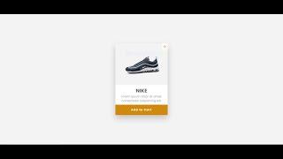 CSS Creative Product Card UI Design | E-commerce Card Using Html5 & CSS3