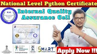 National Level Python Certificate | Python free Certification | Free Certificate@fzFact @Tricky Man