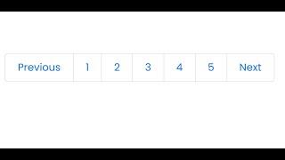 How to make Pagination in Bootstrap 5 ? / Bootstrap Pagination