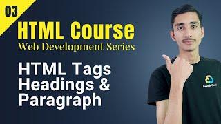 HTML Course for Beginners - Headings and Paragraph Tags